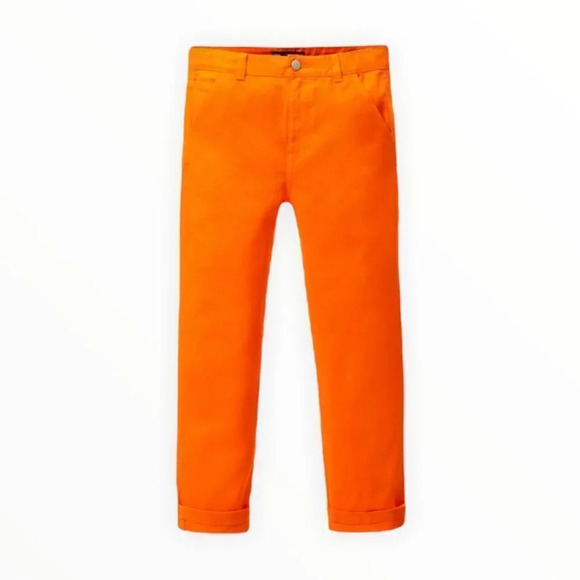 ZARA Kids | Orange | STRAIGHT LEG JEANS - Picture 2 of 6